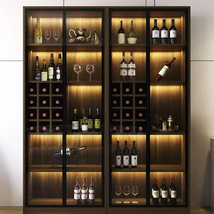 Tủ rượu kính cường lực